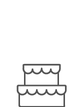 Wedding Cake - 70 Servings